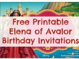 Elena Of Avalor Birthday Invitation Template Free Printable Elena Of Avalor Birthday Invitations