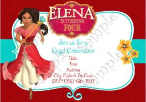 Elena Of Avalor Party Invitations Elena Of Avalor Birthday Party Invitation Elena Of Avalor