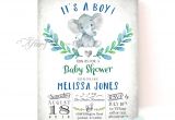 Elephant Baby Shower Invitations for Boys Elephant Baby Shower Invitation Boy Baby Shower Invitation