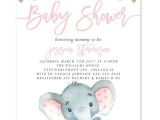 Elephant Baby Shower Invitations for Girls Best 25 Elephant Baby Showers Ideas On Pinterest