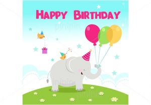 Elephant Birthday Invitation Template 16 Animal Birthday Invitation Templates Free Vector Eps