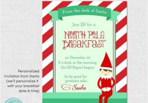 Elf On the Shelf Party Invitations Instant Download Santa 39 S Magical Christmas Elf Invitation