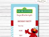 Elmo 1st Birthday Party Invitations Instant Download Elmo Invitation Elmo 1st Birthday by