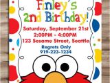 Elmo Birthday Invitation Template Elmo Invitation Elmo Invitation Elmo Birthday Invite Sesame