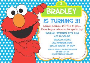 Elmo Birthday Invitation Template Free Printable Elmo Birthday Invitations Free Invitation