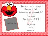 Elmo Birthday Invitation Template Printable Free Elmo Invitation
