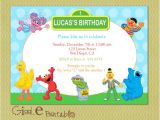Elmo Birthday Invitations Walmart Elmo Sesame Street Birthday Invitation