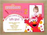 Elmo Customized Birthday Invitations Custom Pink Elmo Girl Birthday Invitation Digital File