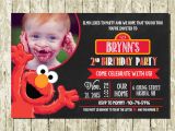 Elmo Customized Birthday Invitations Elmo Personalized Digital Printable Chalkboard