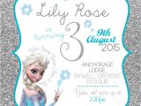 Elsa Birthday Invitation Template Disney Frozen Birthday Invitation Queen Elsa Anna Glitter