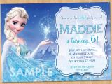 Elsa Birthday Invitation Template Frozen Birthday Invitation Elsa Frozen Invitation