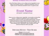 Email Birthday Invitations Templates Birthday Invitation Email Template 27 Free Psd Eps