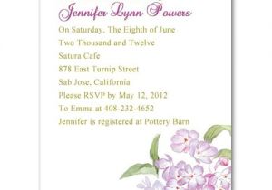 Email Bridal Shower Invitations Free Printable Purple Floral Bridal Shower Invitations Ewbs025