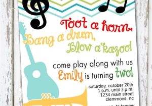 Email Party Invitations with Music Music Musical Instruments Invitation