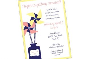 Email Wedding Shower Invitations Pinwheel Flower Wedding Shower Invitation Printable Pdf