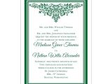 Emerald Green Wedding Invitation Template Anna Maria Wedding Invitations Dark Emerald Green