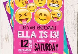Emoji Birthday Invitation Template Emoji Birthday Invitation Emojis Emoji Invite