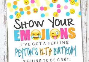Emoji Birthday Invitation Template Emoji Invite Emoji Invite Emoji Invitation Emoji