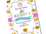 Emoji Birthday Invitations Free Emoji Birthday Party Invitation Emoji by