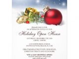 Employee Christmas Party Invitation Examples Festive Holiday Open House Flyer Template Open House