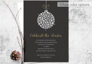 Employee Christmas Party Invitation Template Holiday Party Invitation Template Corporate Business
