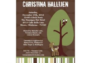 Enchanted forest Baby Shower Invitations 5×7 Enchanted Hollow forest Baby Shower Invitation
