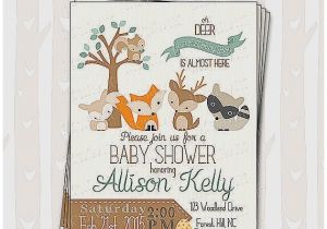 Enchanted forest Baby Shower Invitations Baby Shower Invitation Fresh Enchanted forest Baby Shower