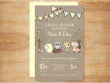 Enchanted forest Baby Shower Invitations Gender Neutral Enchanted forest Baby Shower by Adornedheart
