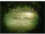 Enchanted forest themed Wedding Invitations Enchanted Romantic Dreamy forest Rustic Wedding Bridal