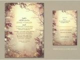 Enchanted forest Wedding Invitation Template Enchanted forest String Lights Wedding Invitations Lucy
