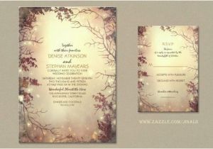 Enchanted forest Wedding Invitation Template Enchanted forest String Lights Wedding Invitations Lucy