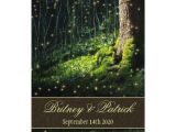 Enchanted forest Wedding Invitation Template Moss Enchanted forest Firefly Wedding Invitations Zazzle