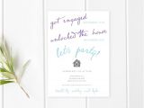 Engagement and Housewarming Party Invitations Engagement Party Invitation Housewarming Party Invitation