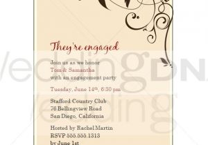 Engagement Party Invitation Examples Engagement Party Invites Template