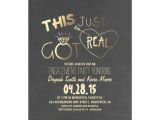 Engagment Party Invitations Fun Engagement Party Invitation This Just Got Real