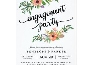 Engagment Party Invites Boho Engagement Party Invitation Zazzle Com Au