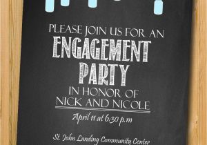 Engagment Party Invites Engagement Invitation Engagement Party Invitation Custom