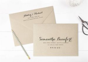 Envelope Wedding Invitation Template Printable Envelope Address Template Wedding by Paperdainty