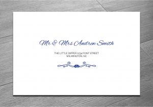 Envelope Wedding Invitation Template Printable Wedding Envelope Template Diy Editable Ms Word