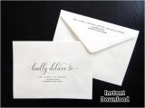 Envelope Wedding Invitation Template Wedding Envelope Template Printable Envelope Address