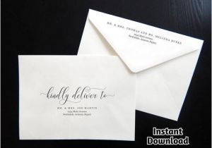 Envelope Wedding Invitation Template Wedding Envelope Template Printable Envelope Address