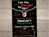 Escape Room Birthday Invitation Template Escape Room Uitnodiging Escape Room Feestje Escape Room Etsy