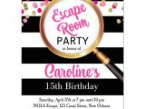 Escape Room Party Invitation Free Escape Room Invitation Printable or Printed with Free