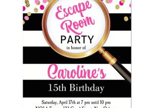 Escape Room Party Invitation Free Escape Room Invitation Printable or Printed with Free