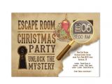 Escape Room Party Invitation Printable Holiday Escape Room Invite Printable Digital Pdf and Jpeg