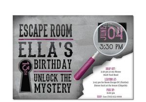 Escape Room Party Invitation Template Free 17 Best Images About Escape Room Party On Pinterest