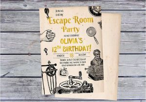 Escape Room Party Invitation Template Free 25 Ideas to Throw An Exciting Escape Room Party at Home