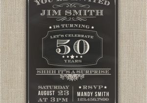 Etsy 60th Birthday Invitations 21st 30th 40th 50th 60th Surprise Birthday Party