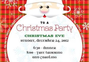Etsy Christmas Party Invitations Santa Claus Christmas Party Invitation by Tbonesquid On Etsy