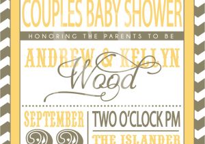 Etsy Coed Baby Shower Invites Couples Baby Shower Invitation by Sldesignteam On Etsy
